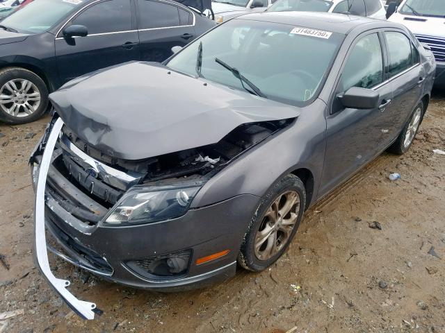 3FAHP0HA7CR160687 - 2012 FORD FUSION SE  photo 2