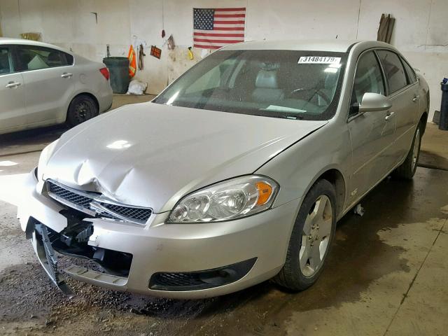 2G1WD58C479245712 - 2007 CHEVROLET IMPALA SUP ვერცხლისფერი ფოტო 2