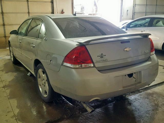 2G1WD58C479245712 - 2007 CHEVROLET IMPALA SUP ვერცხლისფერი ფოტო 3