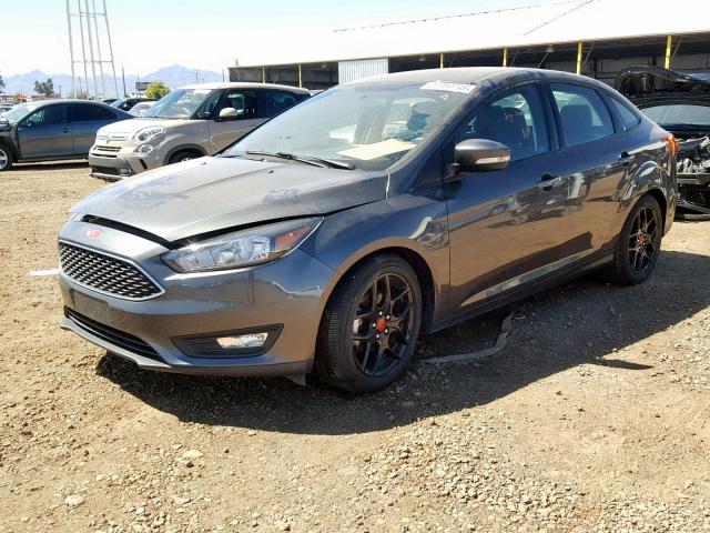 1FADP3F2XGL297722 - 2016 FORD FOCUS SE CHARCOAL photo 2