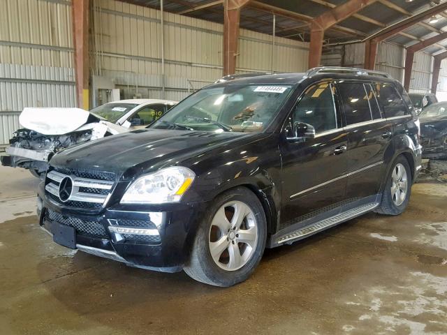 4JGBF7BE6BA670296 - 2011 MERCEDES-BENZ GL 450 4MA BLACK photo 2