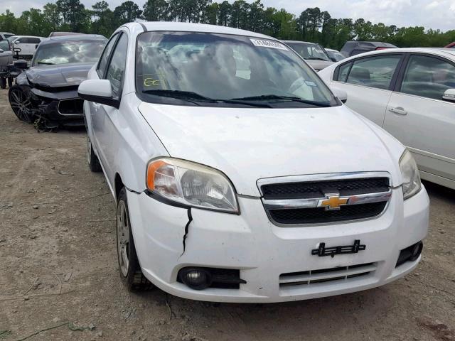 KL1TG5DE6BB252524 - 2011 CHEVROLET AVEO LT WHITE photo 1