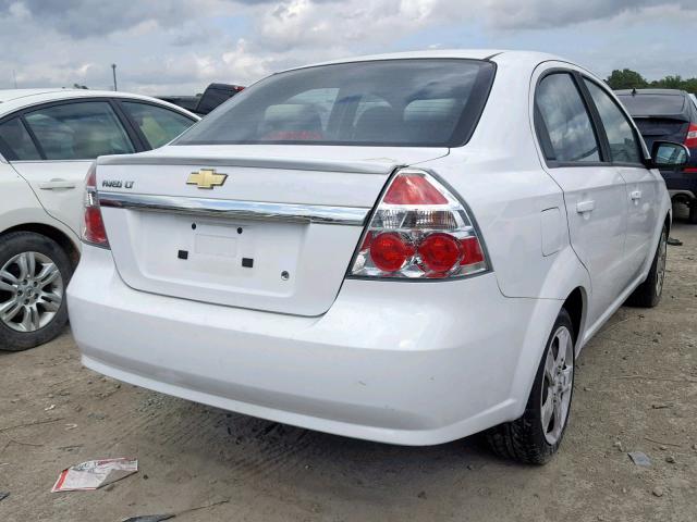 KL1TG5DE6BB252524 - 2011 CHEVROLET AVEO LT WHITE photo 4