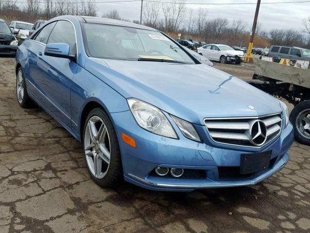 WDDKJ5GB7BF114125 - 2011 MERCEDES-BENZ E 350 BLUE photo 1