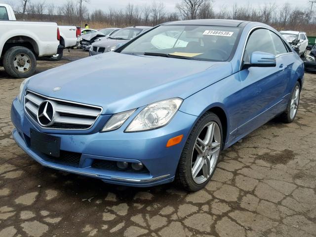 WDDKJ5GB7BF114125 - 2011 MERCEDES-BENZ E 350 BLUE photo 2