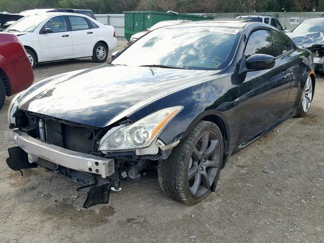 JNKCV64EX8M124318 - 2008 INFINITI G37 BASE BLACK photo 2