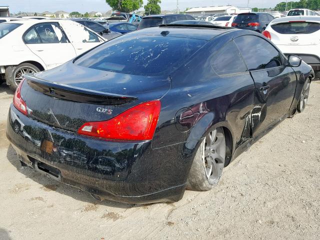 JNKCV64EX8M124318 - 2008 INFINITI G37 BASE BLACK photo 4