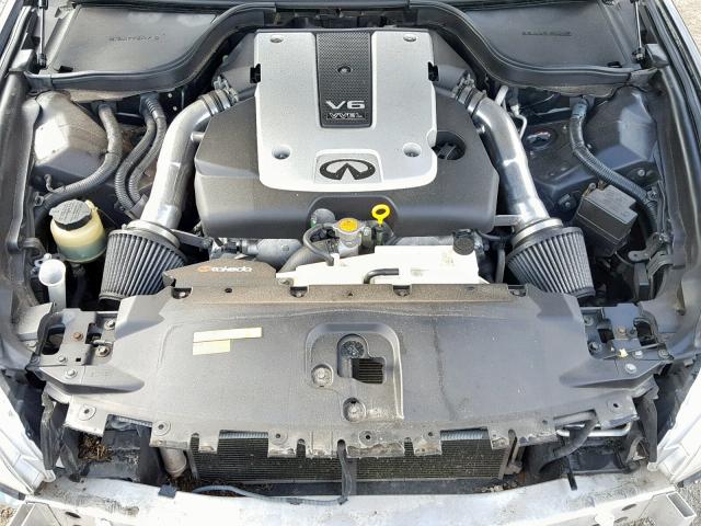 JNKCV64EX8M124318 - 2008 INFINITI G37 BASE BLACK photo 7