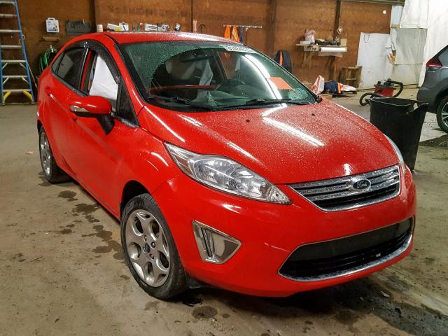 3FADP4CJ6CM186210 - 2012 FORD FIESTA SEL RED photo 1