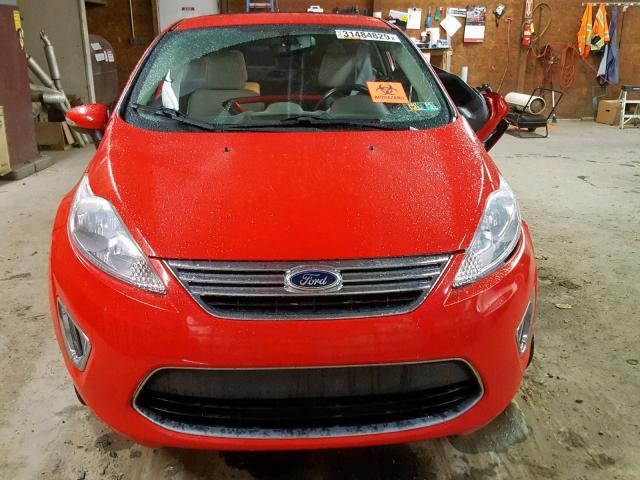 3FADP4CJ6CM186210 - 2012 FORD FIESTA SEL RED photo 7