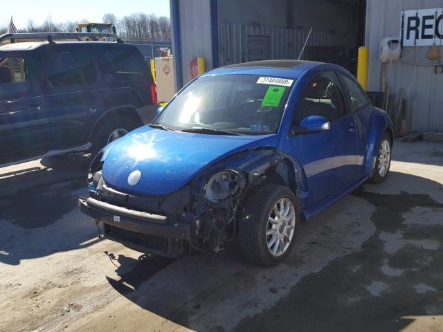 3VWCK31C94M413746 - 2004 VOLKSWAGEN NEW BEETLE ლურჯი ფოტო 2