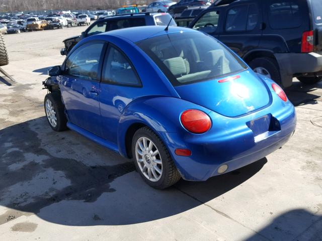 3VWCK31C94M413746 - 2004 VOLKSWAGEN NEW BEETLE ლურჯი ფოტო 3