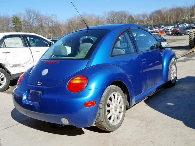 3VWCK31C94M413746 - 2004 VOLKSWAGEN NEW BEETLE ლურჯი ფოტო 4