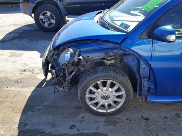 3VWCK31C94M413746 - 2004 VOLKSWAGEN NEW BEETLE ლურჯი ფოტო 9