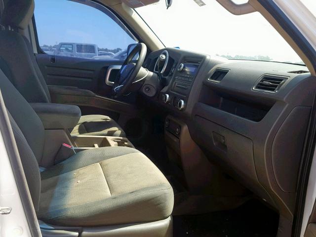 2HJYK16236H524240 - 2006 HONDA RIDGELINE WHITE photo 5