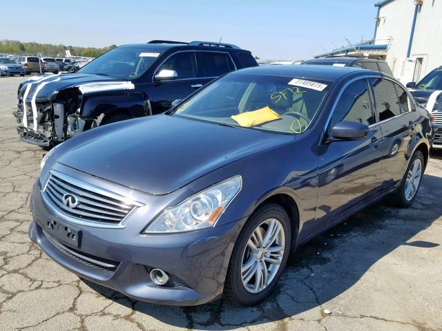 JN1CV6AR3CM972125 - 2012 INFINITI G37 GRAY photo 2