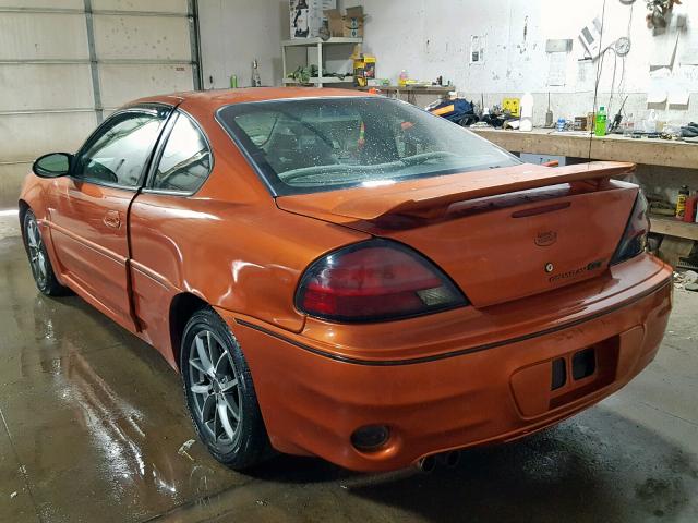 1G2NW12E84C149610 - 2004 PONTIAC GRAND AM G ORANGE photo 3