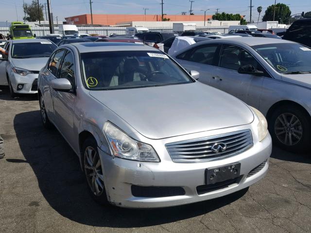 JNKCV61E19M014196 - 2009 INFINITI G37 BASE SILVER photo 1