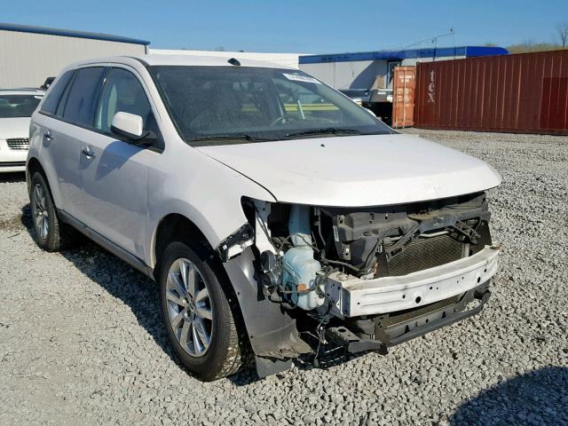 2FMDK3JC2BBB58603 - 2011 FORD EDGE SEL WHITE photo 1