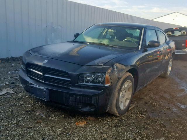 2B3KA43G06H380954 - 2006 DODGE CHARGER SE BLACK photo 2