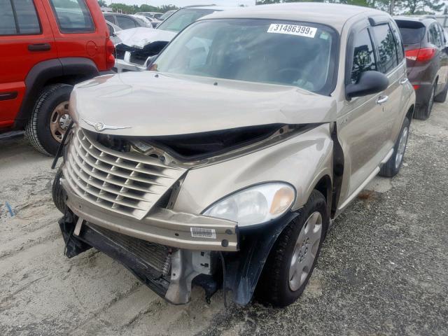 3C4FY48B14T342968 - 2004 CHRYSLER PT CRUISER GOLD photo 2