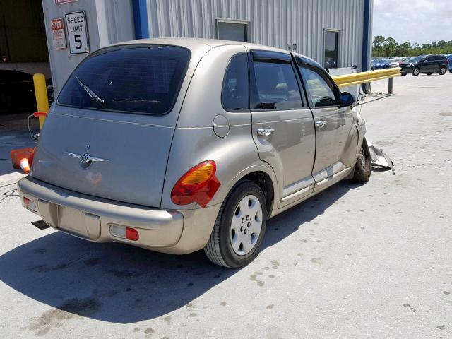 3C4FY48B14T342968 - 2004 CHRYSLER PT CRUISER GOLD photo 4