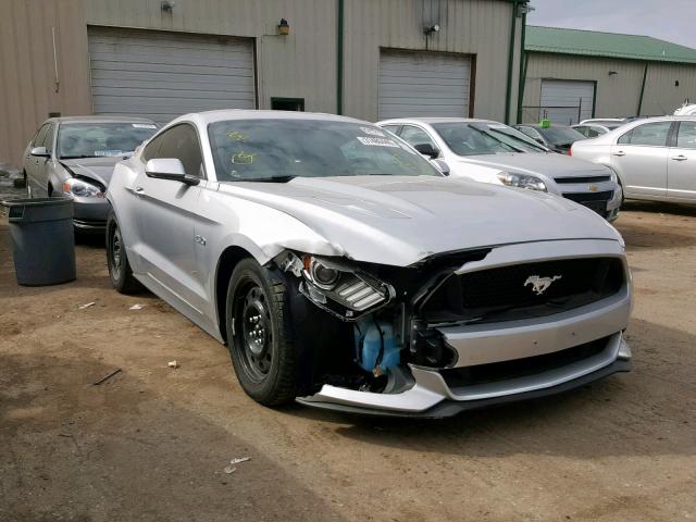 1FA6P8CF1H5224743 - 2017 FORD MUSTANG GT SILVER photo 1