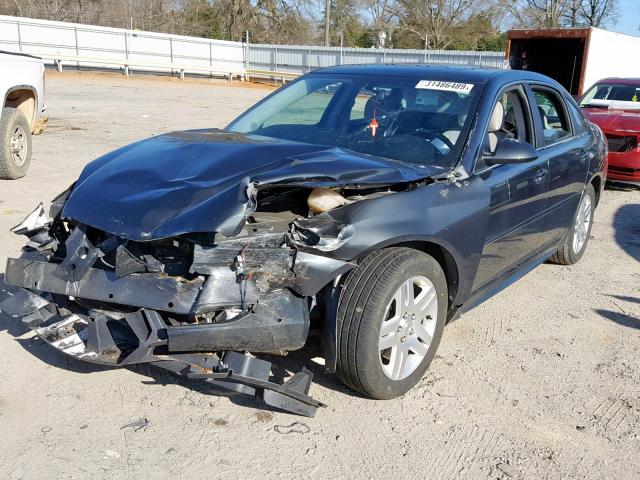 2G1WB5E38E1180806 - 2014 CHEVROLET IMPALA LIM GRAY photo 2