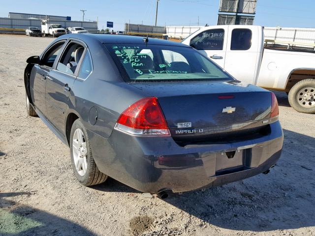 2G1WB5E38E1180806 - 2014 CHEVROLET IMPALA LIM GRAY photo 3