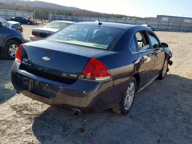 2G1WB5E38E1180806 - 2014 CHEVROLET IMPALA LIM GRAY photo 4