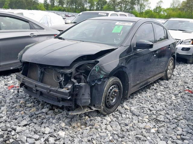 3N1AB6AP9BL617788 - 2011 NISSAN SENTRA 2.0 BLACK photo 2