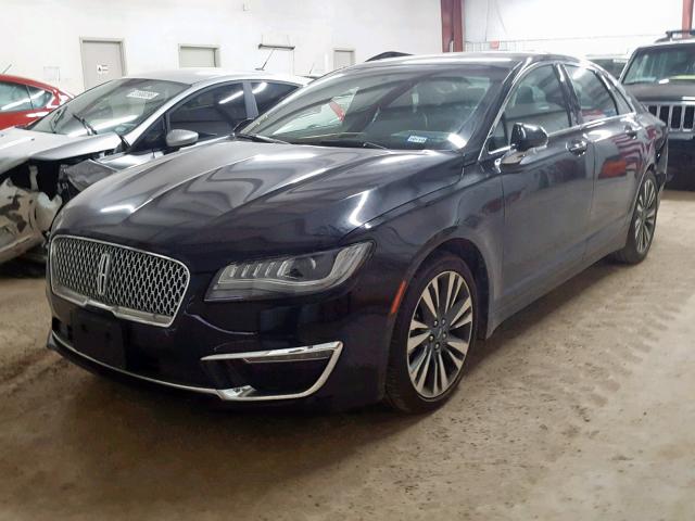 3LN6L5E92HR663888 - 2017 LINCOLN MKZ RESERV BLACK photo 2