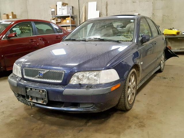 YV1VS29521F737137 - 2001 VOLVO S40 1.9T BLUE photo 2