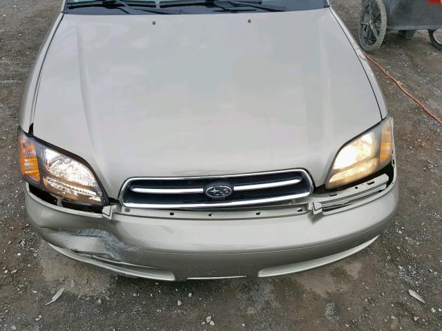 4S3BE6450Y7212614 - 2000 SUBARU LEGACY GT BEIGE photo 7