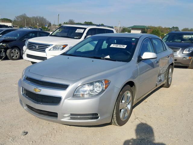 1G1ZD5EU3CF299661 - 2012 CHEVROLET MALIBU 2LT SILVER photo 2