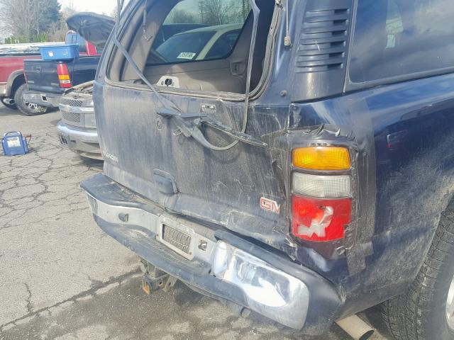 1GKEK13Z74J201463 - 2004 GMC YUKON BLUE photo 9