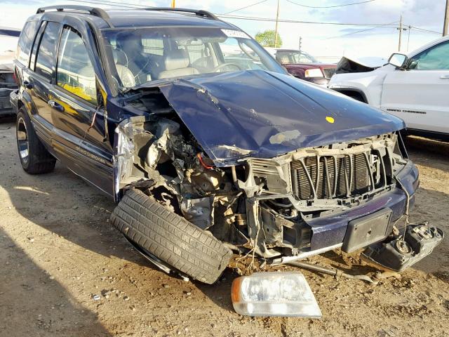 1J4GX58S94C201598 - 2004 JEEP GRAND CHER BLUE photo 1