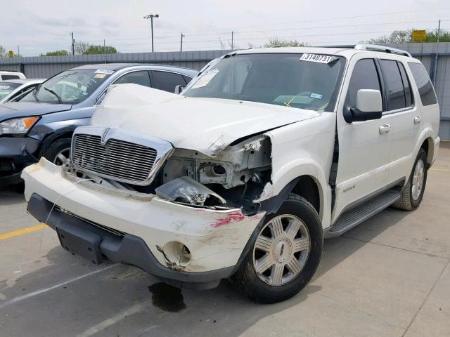 5LMEU68H63ZJ09160 - 2003 LINCOLN AVIATOR თეთრი ფოტო 2