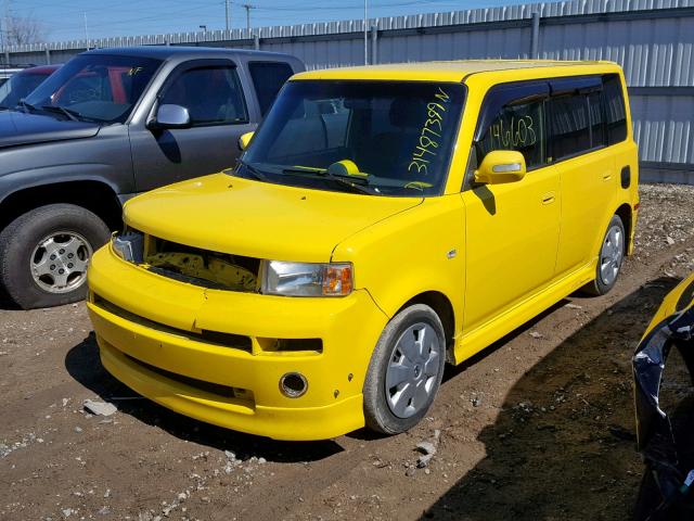 JTLKT324254018232 - 2005 TOYOTA SCION XB 黄色 照片 2