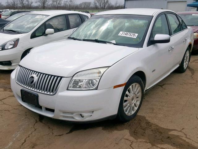 1MEHM40W48G603456 - 2008 MERCURY SABLE LUXU WHITE photo 2