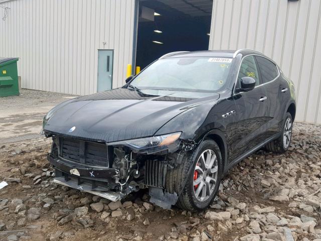 ZN661YUA8HX225972 - 2017 MASERATI LEVANTE S BLACK photo 2