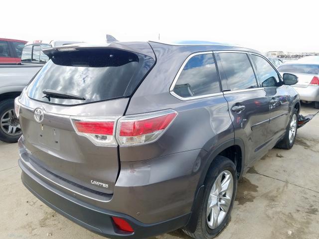 5TDYKRFH9ES015874 - 2014 TOYOTA HIGHLANDER LIMITED  photo 4