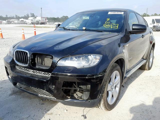 5UXFG2C56E0H10229 - 2014 BMW X6 XDRIVE3 BLACK photo 2