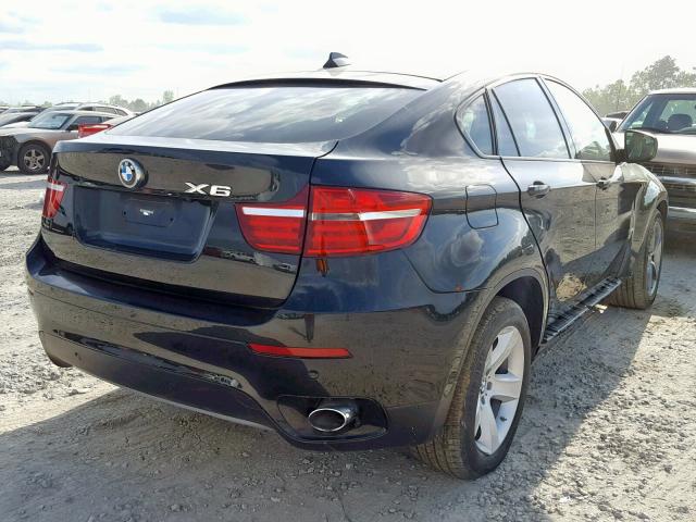 5UXFG2C56E0H10229 - 2014 BMW X6 XDRIVE3 BLACK photo 4