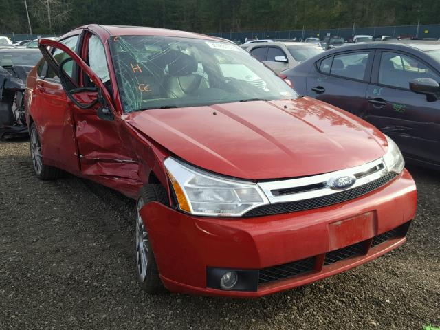 1FAHP36NX9W123288 - 2009 FORD FOCUS SES RED photo 1