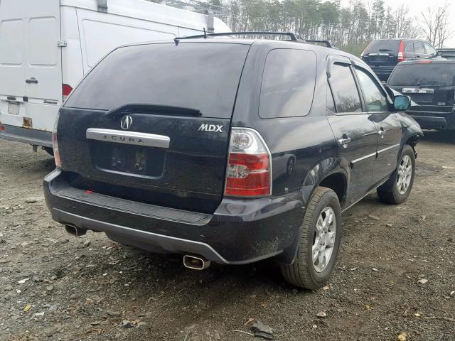 2HNYD18855H515676 - 2005 ACURA MDX TOURIN BLACK photo 4