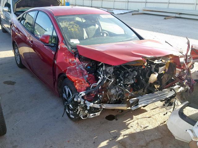 JTDKARFP5J3088252 - 2018 TOYOTA PRIUS PRIM 红色 照片 1