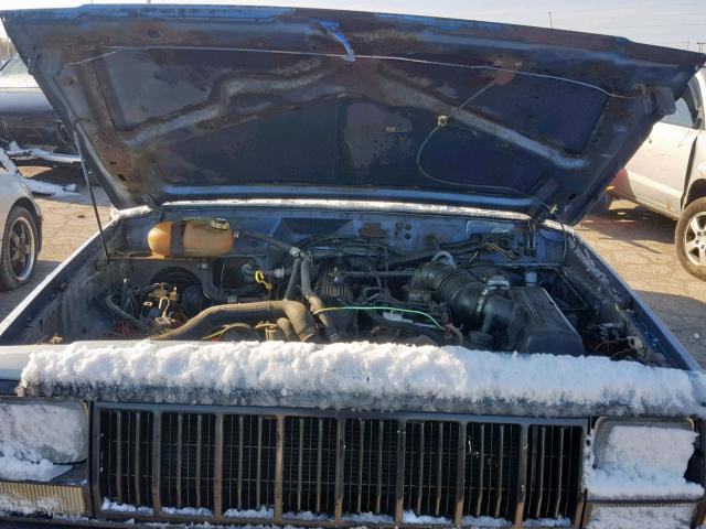 1JTMW64P2JT119886 - 1988 JEEP COMANCHE P BLUE photo 7