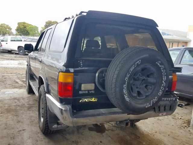 JT3VN39W1M8026473 - 1991 TOYOTA 4RUNNER VN BLACK photo 3