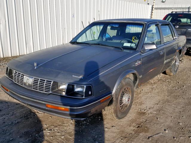 1G3AJ19R1GG405598 - 1986 OLDSMOBILE CUTLASS CI GRAY photo 2